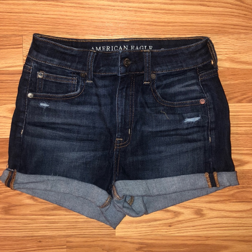 Super Hi-Rise Shortie Denim Shorts